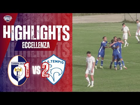 Calcio Eccellenza - Carbonia Calcio 1949-US Tempio 1-2 (Highlights)