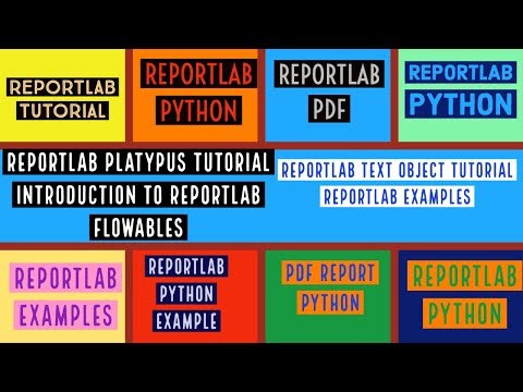 Reportlabreportlab Pythonreportlab Python Tutorialintroduction To Reportlab Platypuspart16