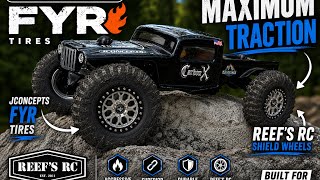 oh WOW, JConcepts FYR  Tires and REEFS RC Shield 2.2's are AWESOME