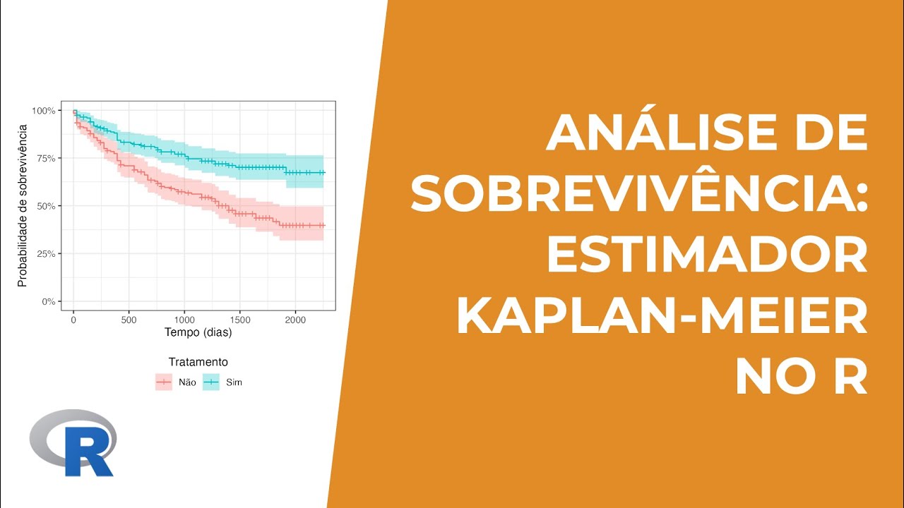 Estimador Kaplan-Meier e curva de sobrevivência no R