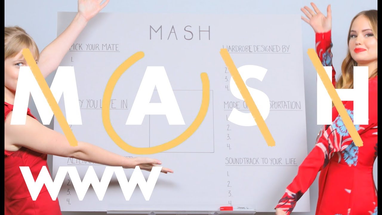 Debby Ryan and Angourie Rice Play a Game of MASH | Who What Wear - YouTube