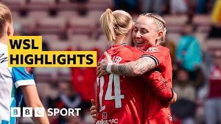 Man Utd score late equaliser to earn draw against Brighton | WSL | BBC Sport