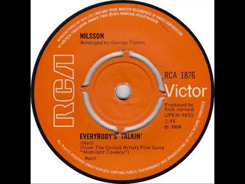 UK New Entry 1969 (187) Nilsson - Everybody's Talkin'