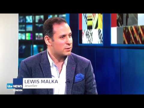 Lewis Malka on ITN London Tonight show with Nina Hossain