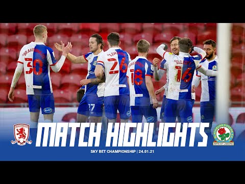 Highlights: Middlesbrough 0-1 Rovers