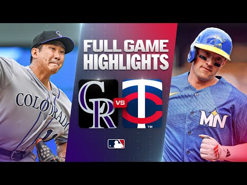 [WINTV] 6월27일 콜로라도 미네소타 MLB 하이라이트