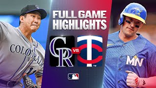 [검증마트]6월27일 콜로라도 미네소타 MLB 하이라이트