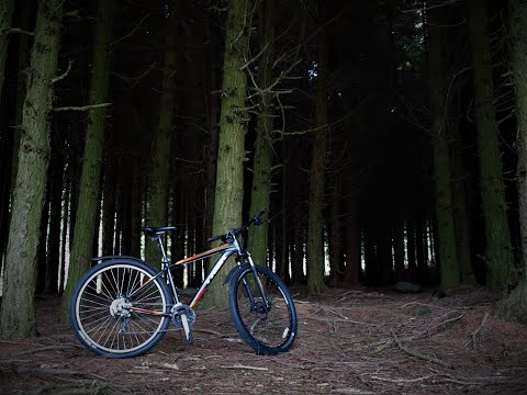 Cycling by Vigrestad (Rogaland) in Norway