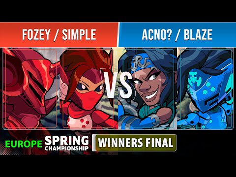 Fozey & simpLe VS Acno? & Blaze - Winners Final - EU - Brawlhalla Spring Championship 2022