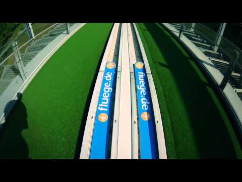 Skispringen: Andreas Wank - Cool-down in der Vogtland-Arena