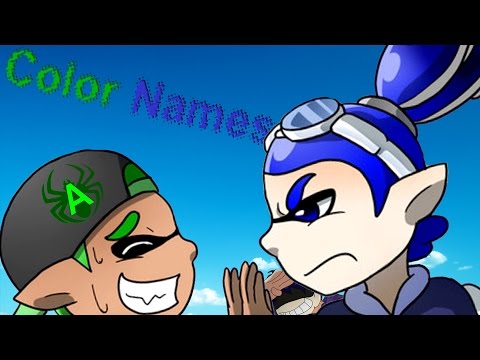(Comicdub) Splatoon - Color Names [featuring Spider (スパイダー)]