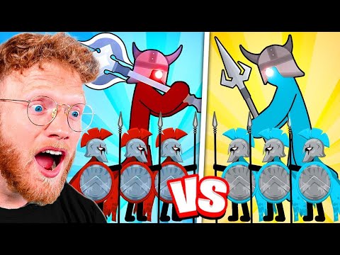 BECKBROS React To RED vs BLUE STICK Battle!