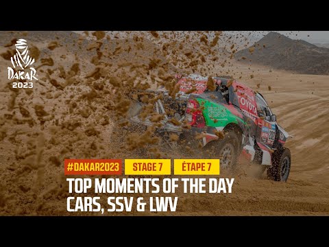 ダカール・ラリー2023 自動車クラスのステージ7ハイライト動画