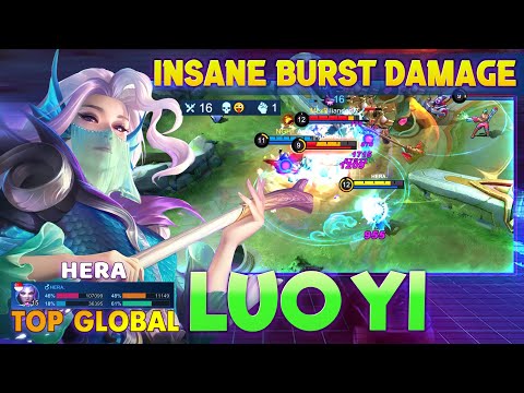 Luo Yi Insane Burst Damage [ Top Global Luo Yi ]  By HERA ~ MLBB