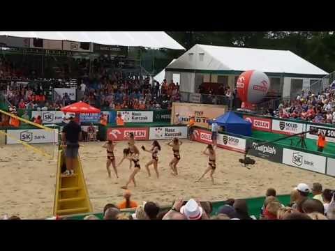 FIVB World Tour Stare Jabłonki 2014 - Cheerleaderki Flex Sopot - SK Bank Beach Dancers