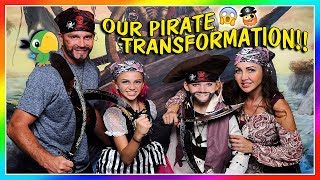 OUR ULTIMATE PIRATE TRANSFORMATION! | We Are The Davises