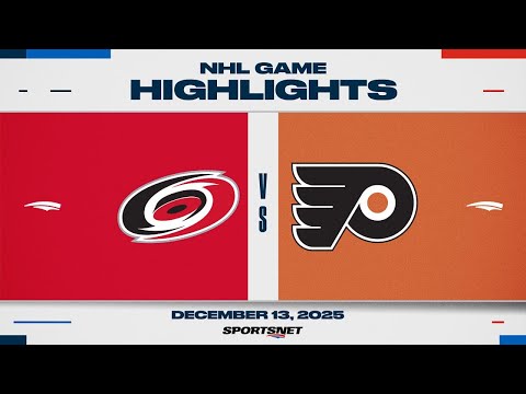 NHL Highlights | Hurricanes vs. Flyers - December 13, 2025