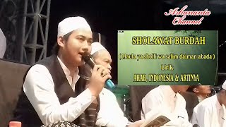 Download lagu Sholawat Burdah full - Ridwan Asyfi   Teks Arab Latin dan Arti mp3
