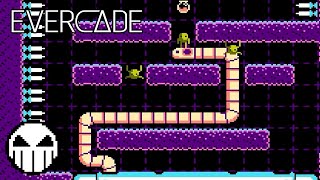 Tapeworm Disco Puzzle (Evercade - Indie Heroes Collection 2) Gameplay