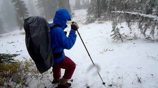 preview picture of video '(Almost) Winter Backpacking Near Lake Alpine and Bear Valley'