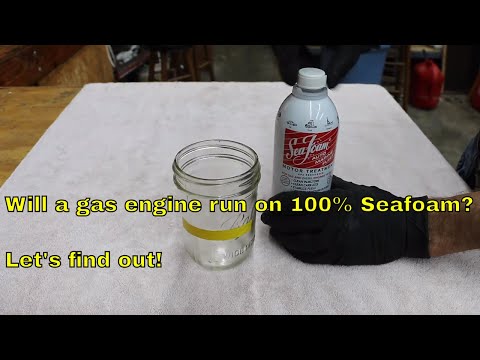 Will a Gas Engine Run on 100% Seafoam?  Let's find out!