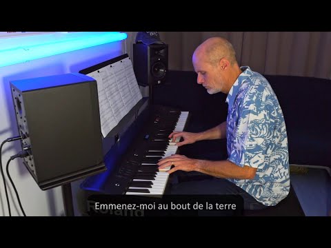 Charles Aznavour -  Emmenez-moi - Piano - KARAOKE