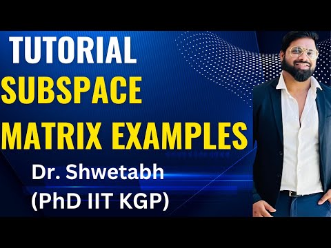 Concepts and questions on subspace | Lecture 14| Linear algebra playlist