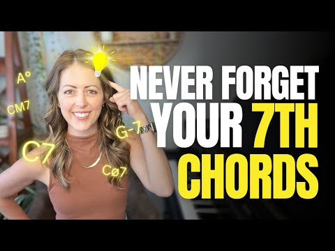 How to memorize every 7th chord on the piano (FOREVER)
