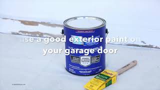 How to Paint Your Wood Garage Door