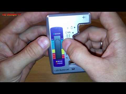 Тестер для батареек C, AA, AAA, D, N, 9V | бесплатно!