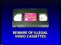 Walt Disney Home Video Piracy Warning UK 1994 A