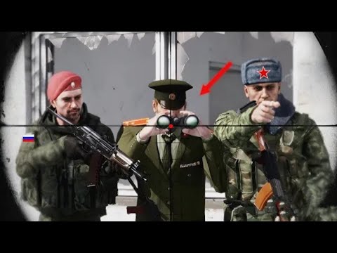 A terrible tragedy befell the Russian general and troops who were attacked by 3 Ukrainian snipers