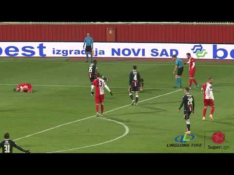 Linglong Tire Super liga 2020/21 - 15.Kolo: VOJVODINA – CRVENA ZVEZDA 0:2 (0:1)