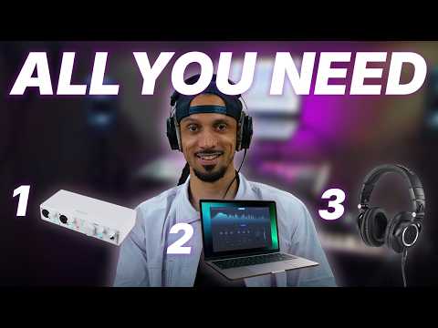 Home Studio Setup for Beginners (3 Things at a Low Budget!)