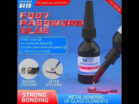 Keo dán FaceID iPhone MAANT F007 sử dụng đèn sấy keo UV