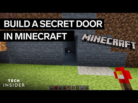 Insider Tech - How To Make A Secret Door In Minecraft