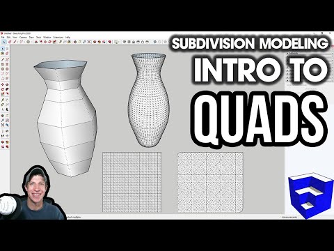 Intro to Quad Modeling - Subdivision Modeling for SketchUp Tutorial - Part 2