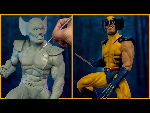Sculpting Wolverine | Marvel | Comic Ver. | Polymer Clay | Timelapse