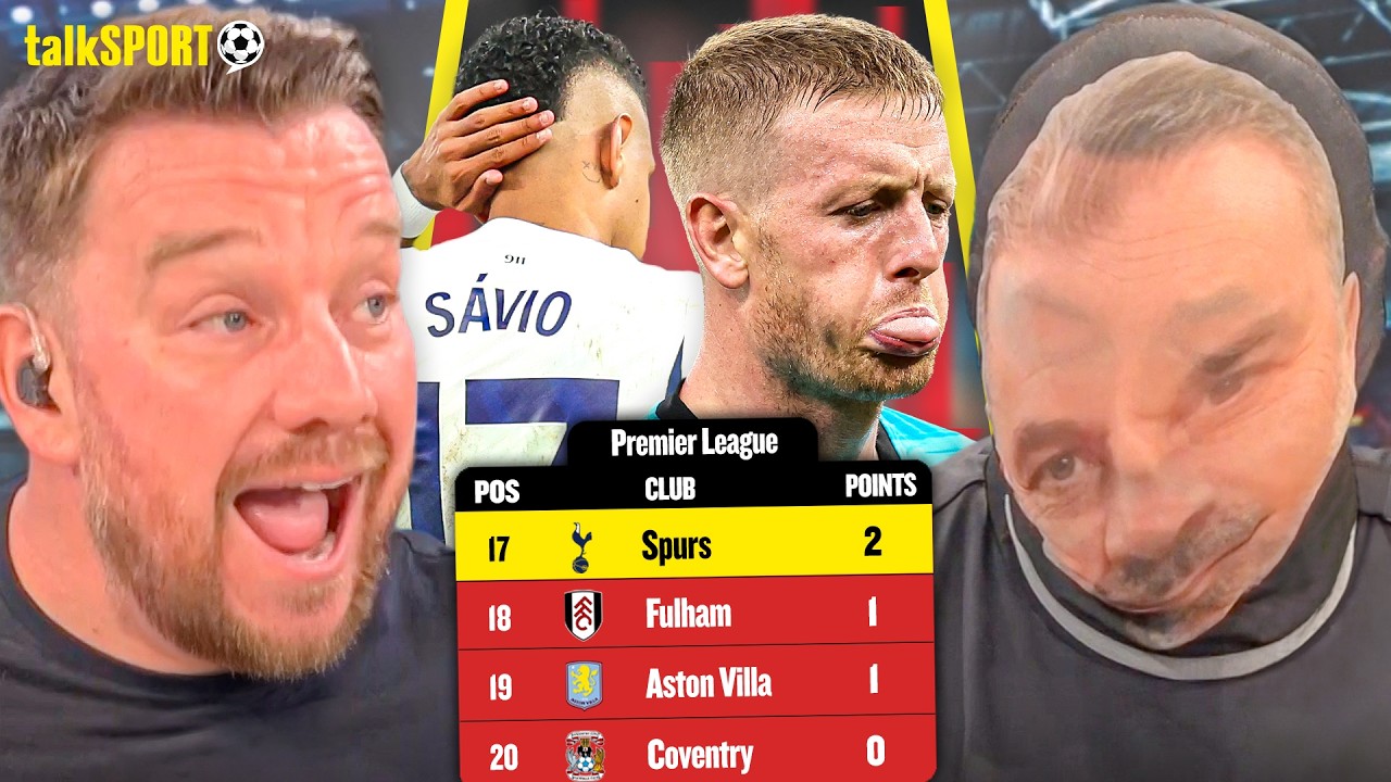 "WE'RE NOT GOING DOWN!" Jamie O'Hara & Jason Cundy's HEATED CLASH as Spurs FAIL to Score AGAIN!