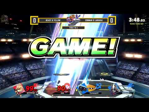 Regular Bairs #364 - SSBU Doubles - Losers Finals - Beast & Yellow vs. Conman & Lagiakai