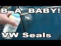 Classic VW BuGs How to Tip Baby Powder Door Seals for Beetle Ghia Bus