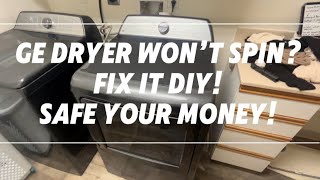 GE Dryer Not Spinning? Replace the Torn Belt – Easy Fix! Part #WE03X29897