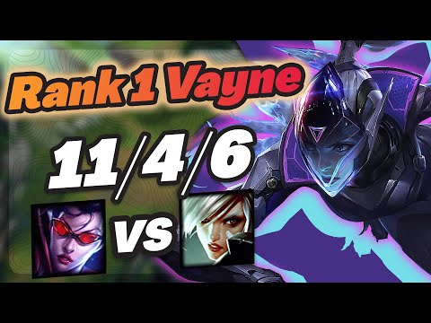 Vayne Vs Riven - Challenger Gameplay Rank 1 Vayne