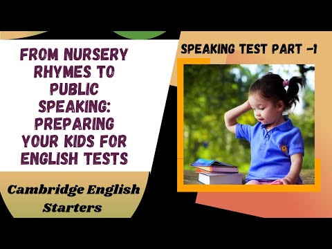Cambridge English starters speaking test part 1 l Spoken English l English speaking course for kids