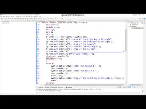 Java Menu Driven Program Part 3