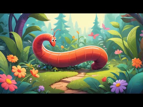 Kindergeschichten I Der kleine Regenwurm im großen Sandkasten I Märchen für Kinder 🌟✨