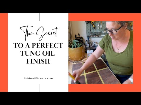 The Secret to a Buttery Smooth Tung Oil Finish | Pro Tips for Furniture Refinishing