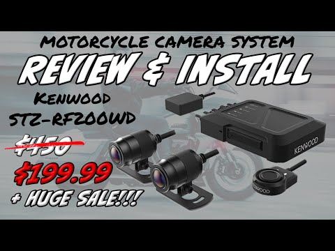 HUGE SALE! Kenwood STZ-RF200WD Dual Camera Recording System for Harley Davidson\u00ae + Review & Install
