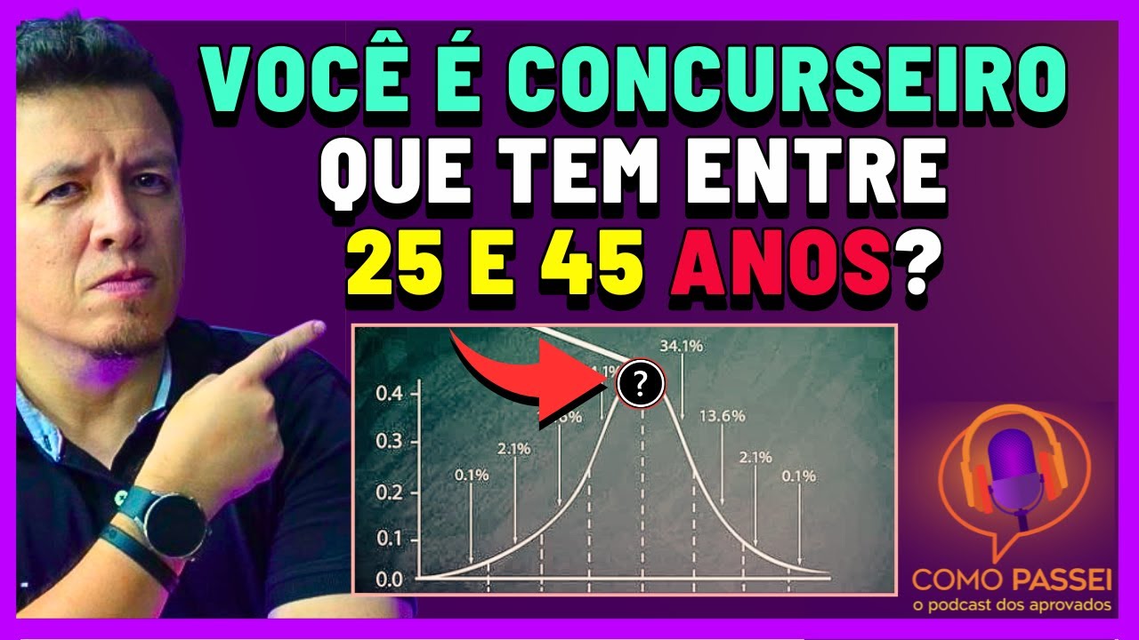[ASSISTA] Se Você Tem Entre 25 a 45 Anos de Idade e Estuda Para Concurso Público