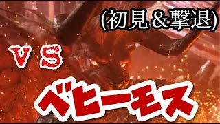 [MHW] 撃退するだけでも一苦労!?ベヒーモス初見攻略!!